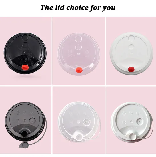 Factory Wholesale Eco-Friendly Disposable Custom Juice Cup Plastic Storage Packaging Bubble Milk Tea Juice Disposable Clear Plastic Cold Drink Cup with Lid