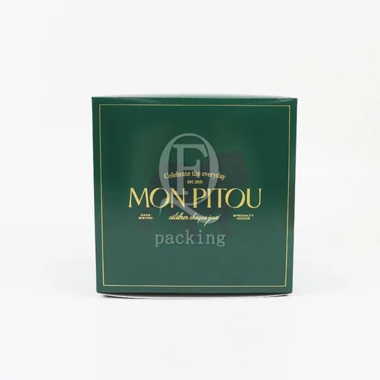 Factory Cheap Custom Printed Logo Size Food Grade Doughnut Snack Takeaway Food Wholesale Disposable Bakery Delivery Packing Macaron Paper Cake Cardboard Box