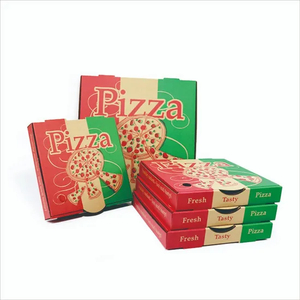 12inch Wholesale Custom with Logo Cardboard Packaging Corrugated Delivery Pizza Box