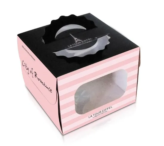 Wholesale Portable Food Grade Custom Logo Eco-Friendly High Quality Bakery Cupcake Packing Lunch Cake Pastries Donuts Cardboard Food Boxes with Handle