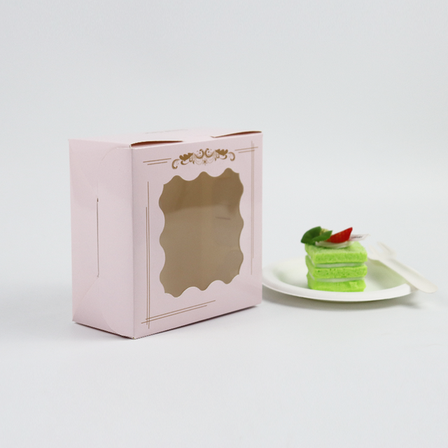 Factory Cheap Customized Printed Logo Food Grade Paper Doughnut Wholesale Custom Size Disposable Bakery Packaging Donuts Macaron Cake Packing Box 