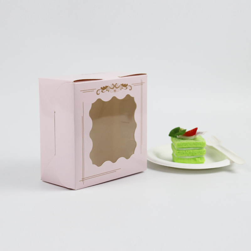 Factory Cheap Customized Printed Logo Food Grade Paper Doughnut Wholesale Custom Size Disposable Bakery Packaging Donuts Macaron Cake Packing Box 