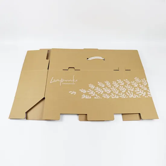 Factory Wholesale Custom Printing Eco-Friendly Recyclable Corrugated Printed Logo Food Vegetable Fruit Cardboard Packaging Delivery Shipping Kraft Paper Boxes