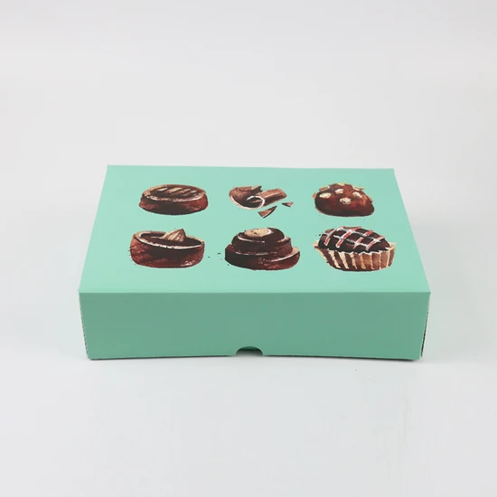 Custom Donut Cake Packaging Box Take Away Cupcake Box Bakery Cake Packing Box