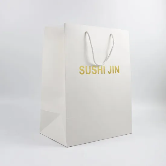 Factory Wholesale Custom Print Luxury Personalized Degradable Recyclable Shopping Gift Food Electronic Product Packaging Kraft Cardboard Paper Bag with Handle
