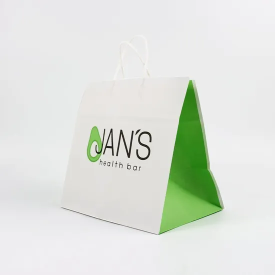 Factory Cheap Wholesale Custom Print Luxury Personalized Degradable Recyclable Shopping Gift Food Cosmetic Packaging Kraft Cardboard Paper Bag