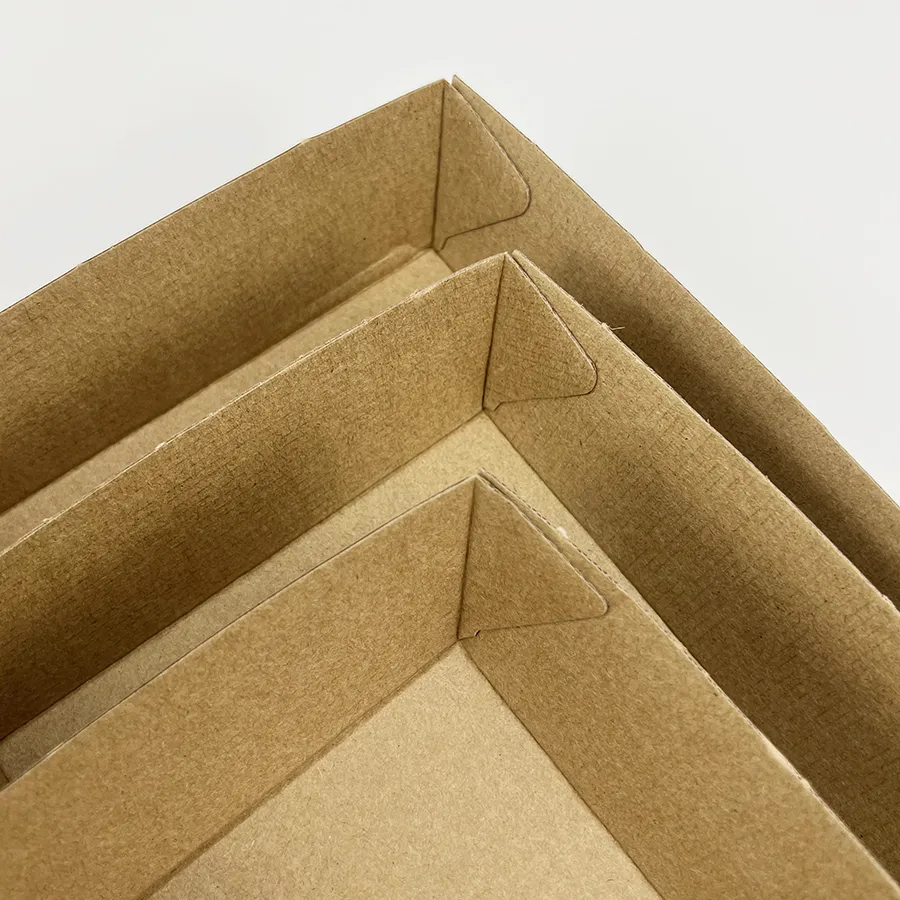 Wholesale Eco Friendly Fried Chicken Sushi Fast Lunch Paper Box Chip Box Packing Box for Food with Window Fast Food Container