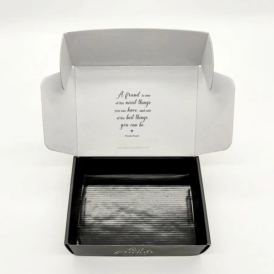 Waterproof and Oilproof Gift Box Packaging Biodegradable Thickened Cowhide Packaging Box