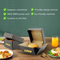 5inch Stock Factory Quality Colorful Printing Food Grade Container Hamburger Paper Boxes