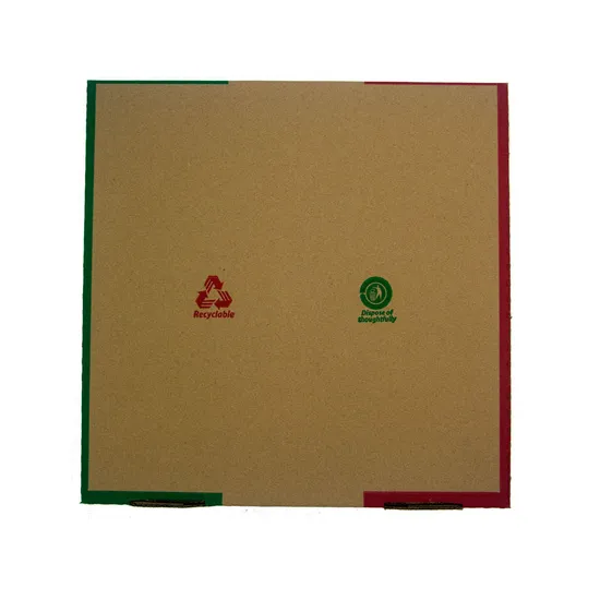 Wholesale Factory Biodegradable Pizza Cardboard Custom Logo Size Printed Pizza Box