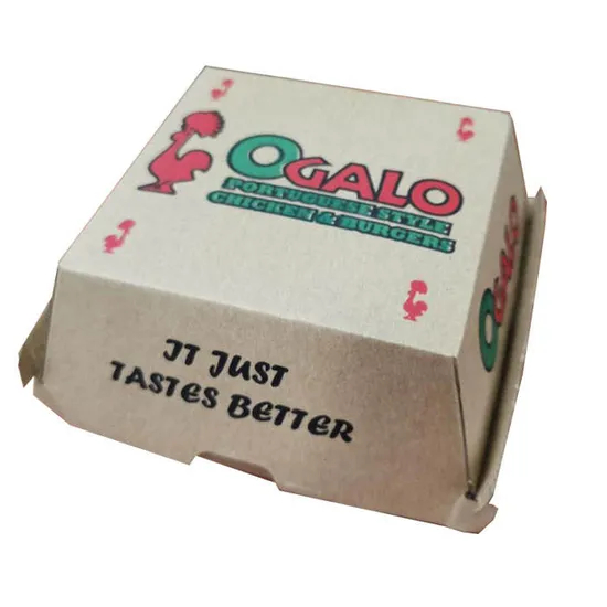 Burger Box New Wholesale Personalized Burger Boxes Waterproof and Oil-Proof Burger Box