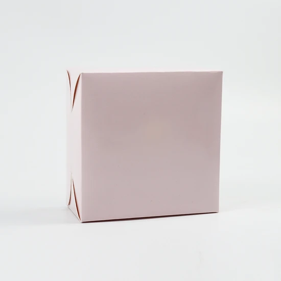Cupcake Box and Packaging Box Transparent Luxury Satin Holds 6 Holes Pink Food Cajas PARA Cake Box with Window