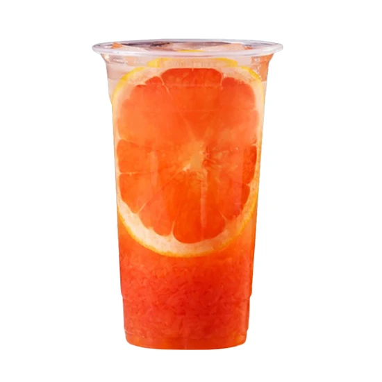 Wholesale Custom Plastic Recycle Cups 500ml700ml U Shaped PP Plastic Cup Milk Tea Coffee