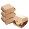 Custom High Quality Flute Corrugated Snack Fast Food Packaging Box Regular Size Food Container Hot Dog Burger Box
