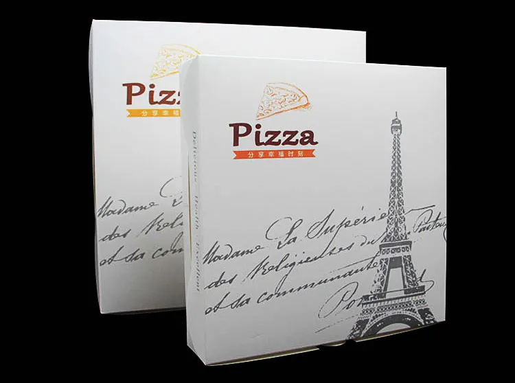Wholesale7 9 11 13 15 Inch Pizza Box Custom Pizza Takeaway Box Factory Supply Packing Box