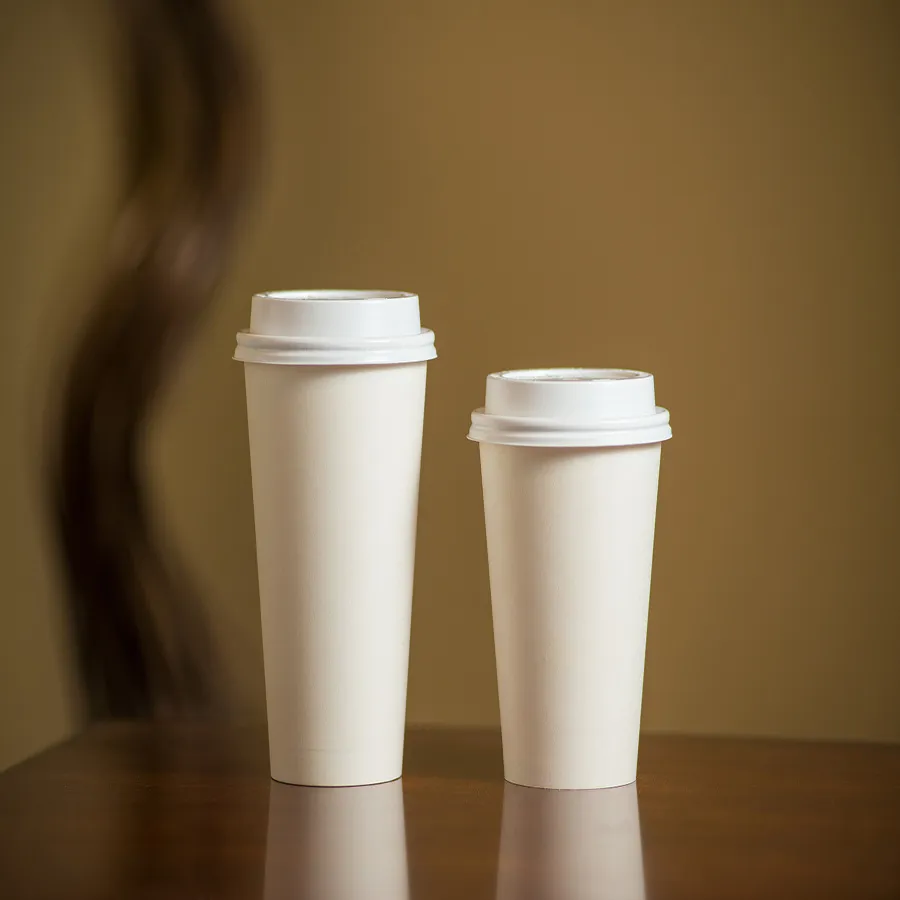 Custom Coffee Cup with Cover Paper Coffee Cup with Lid Delicate Coffee Hot Drink Paper Cup