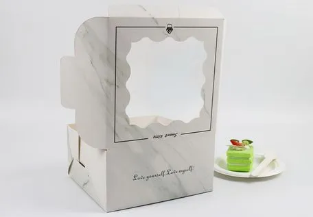 Moisture-Proof Compression-Resistant Customized Custom Printed Cheese Cake Box for Social Dance