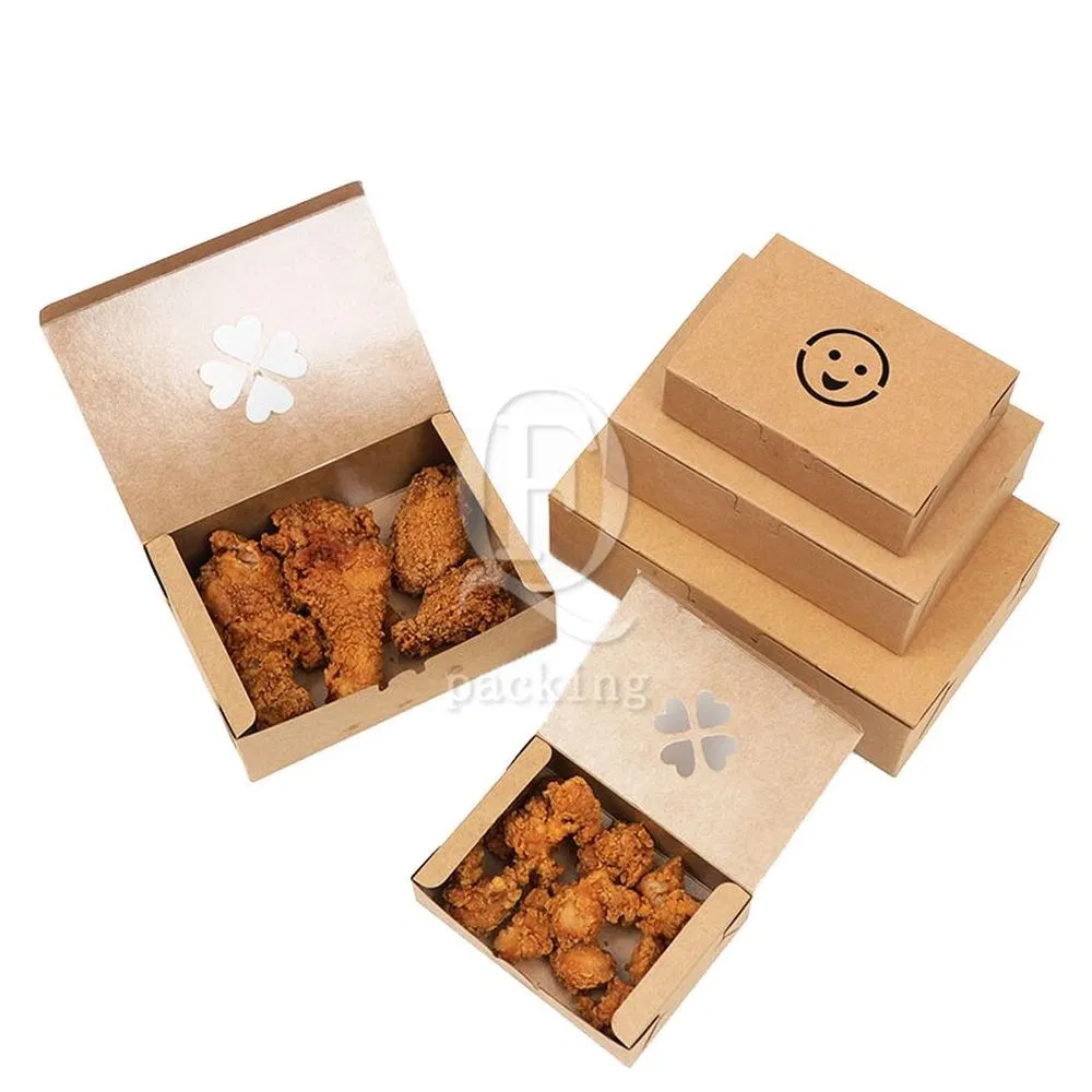 Lightweight Sturdy and Durable Customized Take Away Snack Paper Boxes for Buffet