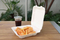 High Quality Bagasses Box Customized Disposable Food Packaging Lunch Box Takeaway Delivery