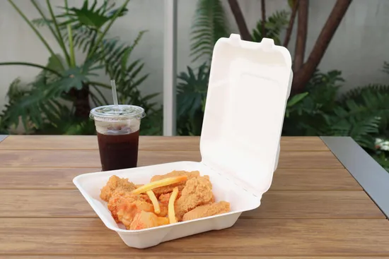 High Quality Bagasses Box Customized Disposable Food Packaging Lunch Box Takeaway Delivery