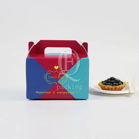 Smooth Coating Easy to Clean Cake Boxes for Weddings for Dessert Shop