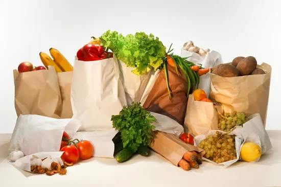 Factory Cheap Custom Food Grade Kraft Packaging Takeaway Food Fruit Wrapping Paper Bag