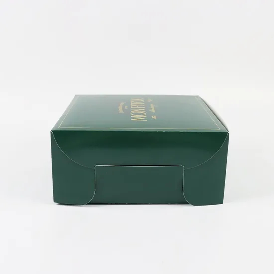 Factory Wholesale Custom Logo Luxury Takeaway Food Biodegradable Eco-Friendly Sweet Pastry Dessert Cookies Donut Packaging Box