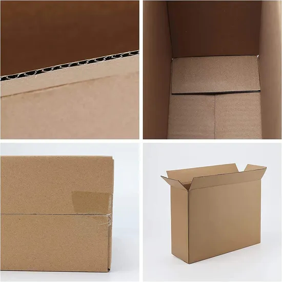 Customized Paper B Flute Corrugated Archive Storage Shipping Carton with Custom Printing