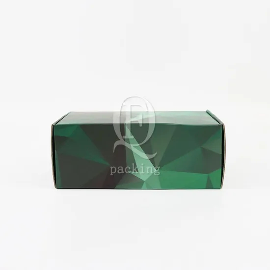 Green Unique Design Customized Printed Color Paper Box for Book Packaging