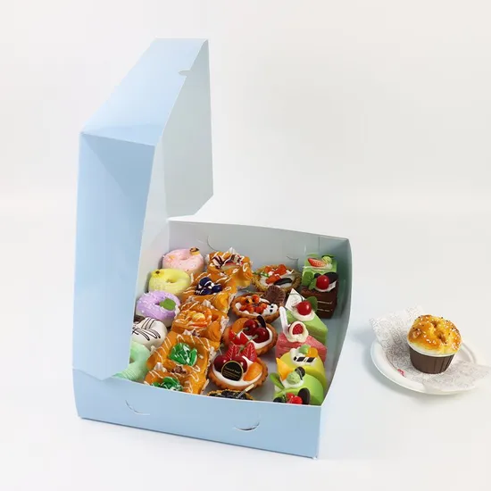 6inch 12inch Cake Paper Packaging Muffin Bakery Swiss Roll Dessert Sweet Pastry Cupcake Box