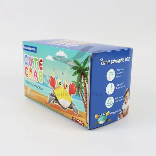Factory Wholesale Custom Size Loge Transparent Window Cardboard Kraft Paper Luxury Degradable Eco-Friendly Packaging Toy Box