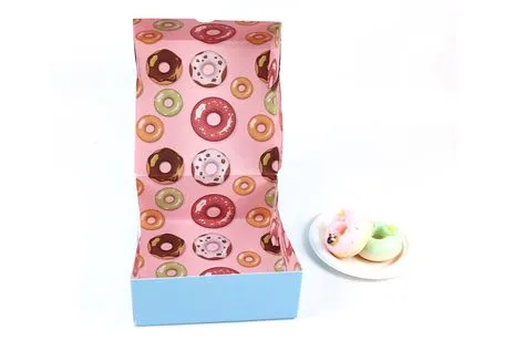 Environmentally Friendly Materials Printable Patterns Customized Kraft Paper Cake Box for Proposal