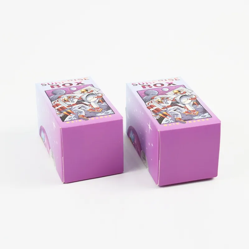 Factory Wholesale Custom Size Loge Transparent Window Cardboard Kraft Paper Luxury Degradable Eco-Friendly Packaging Toy Box
