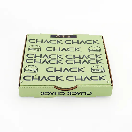 12inch Wholesale Custom with Logo Cardboard Packaging Corrugated Delivery Pizza Box