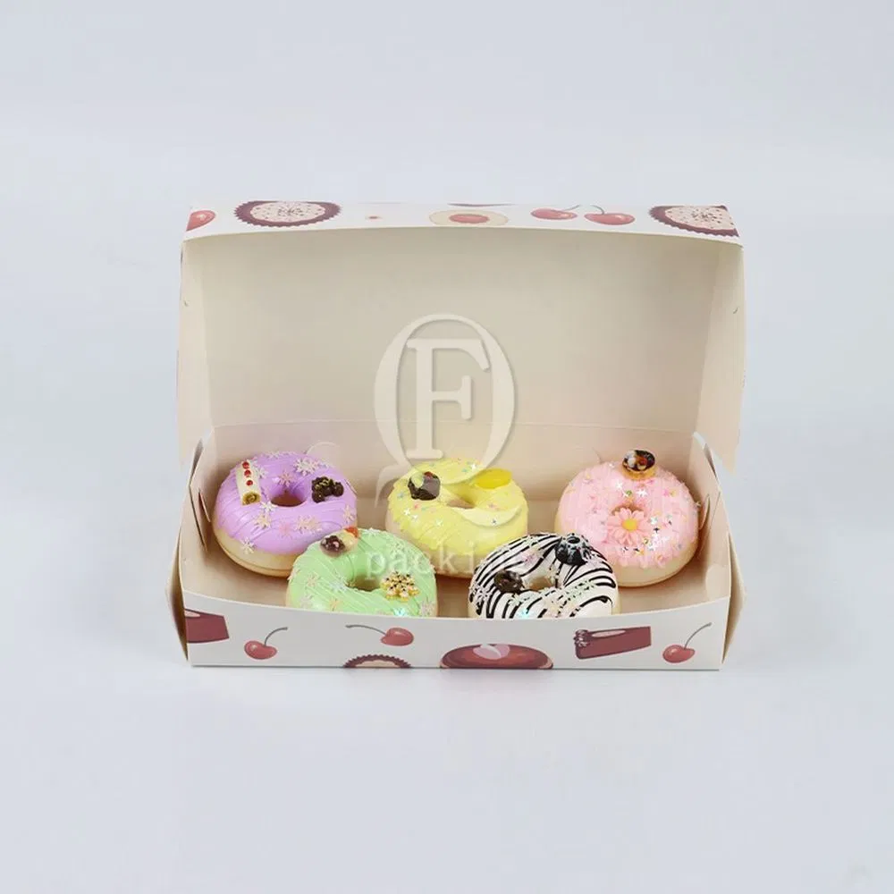 Easy to Stack Anti-Scratch Collapsible Paper Pink Cake Box for Cake Shop