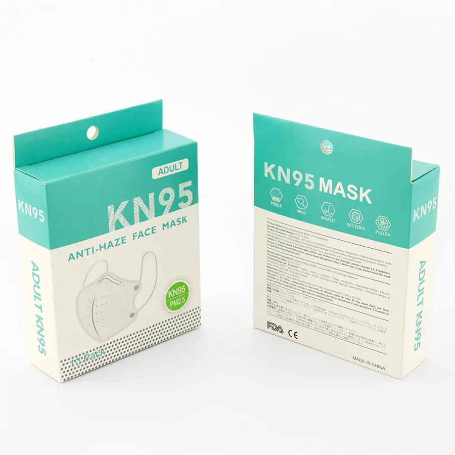 Factory Wholesale Customized Multi Color Packaging Storage Eco-Friendly Degradable Personalized Disposable Cosmetic Gift Carton Medical Mask Paper Box