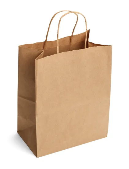 Wholesale Custom Eco-Friendly Degradable Portable Takeaway Food Craft Paper Bag