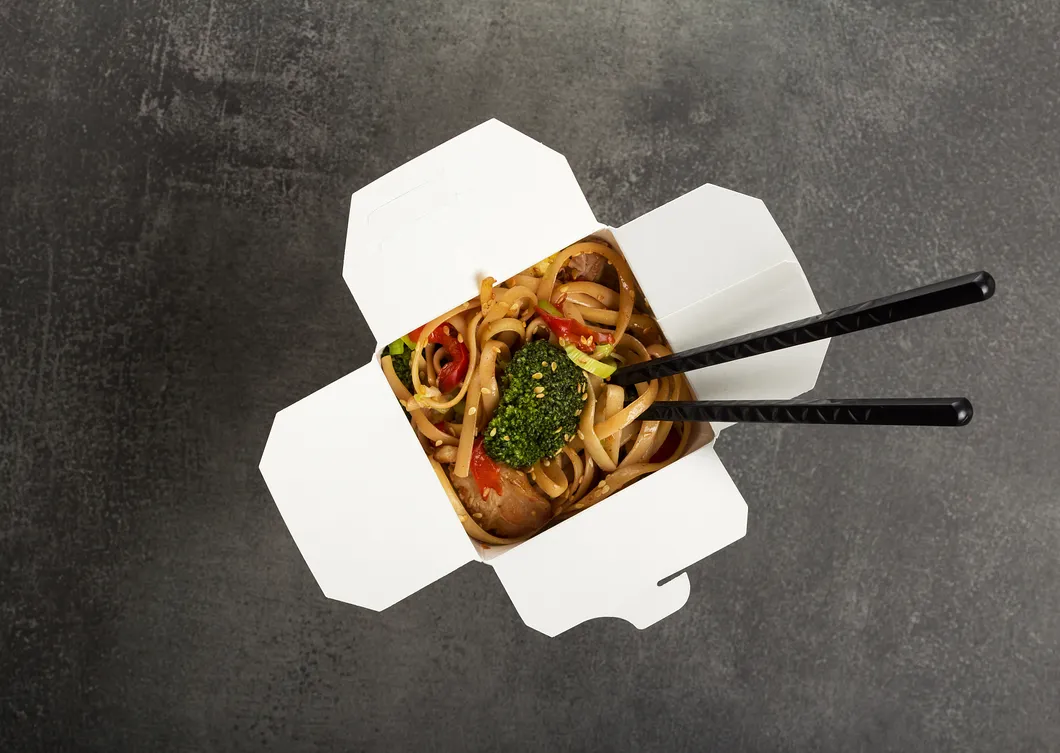 Wholesale Customized Food Grade Takeaway Sushi Fried Chicken Chips Burger Container Disposable Cardboard Lunch Fast Paper Food Box with Lid