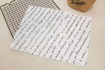 Wholesale Food Grade Wrapping Paper Custom Print Recycled Package Greaseproof Paper