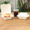 Biodegradable Cake Togo Mini Small 6“ Inch Bagasse Hamburger Burger Clamshell Box Made Fromsugar Cane