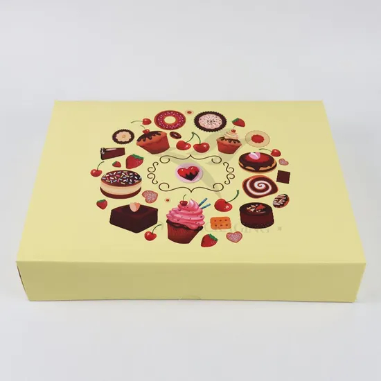 Custom Private Logo Cake Corrugated Cardboard Paper Packaging Box