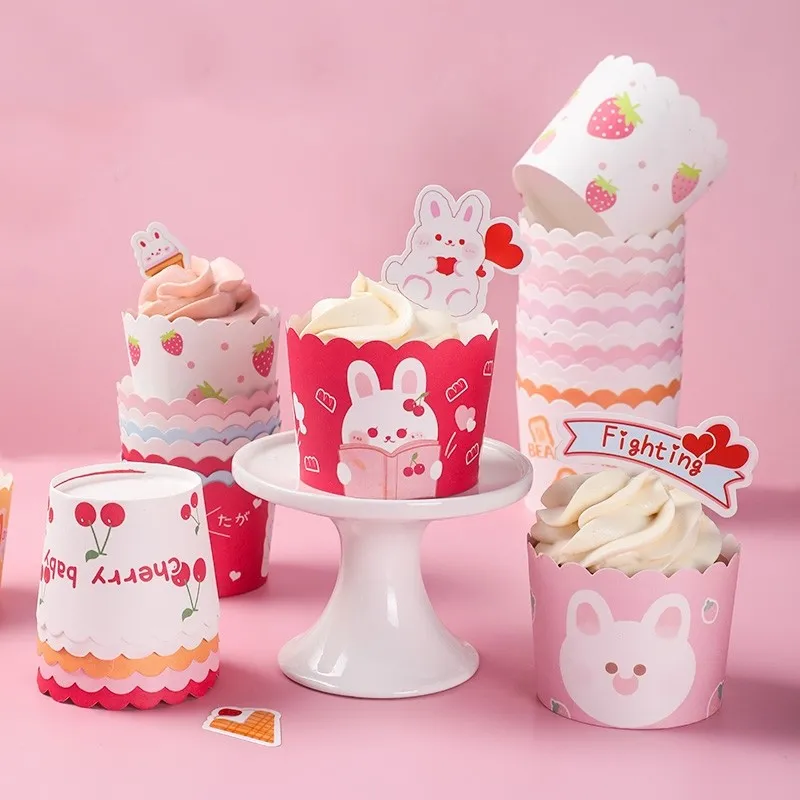 Competitive Price Factory Direct Customizable Paper Cake Box Baking Cups Muffin Baking Paper Cake Cup