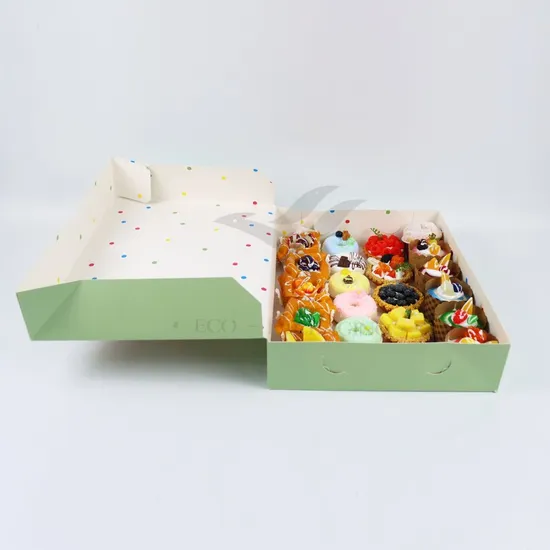 6inch Biodegradable Packing Cake Food Gift Brown Cardboard Paper Box with Custom Logo