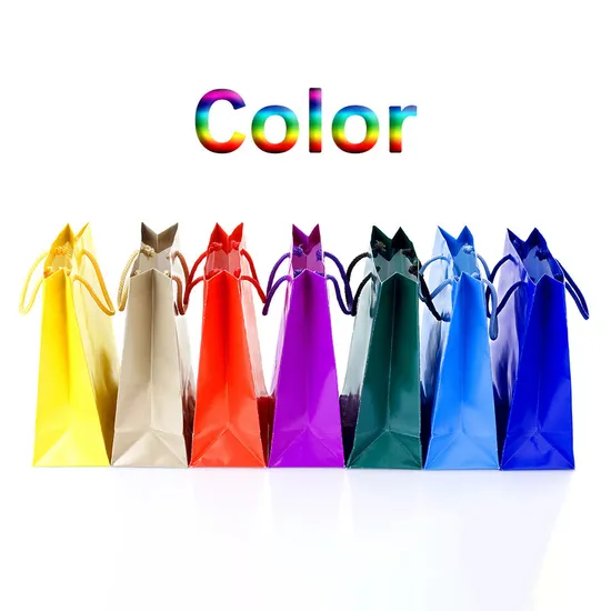 Wholesale Custom Printing Luxury Personalized Beautiful Degradable Eco-Friendly Packaging Shopping Gift Bread Kraft Card Food Packaging Paper Bag with Handle