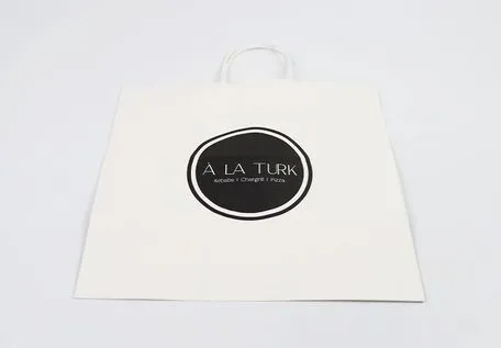 Wholesale Custom Printing Luxury Personalized Multi-Color Degradable Eco-Friendly Recyclable Shopping Gift Fruit Food Packaging Kraft White Card Paper Bag