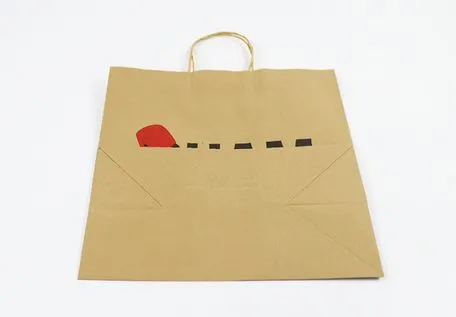 Wholesale Custom Printing Luxury Personalized Degradable Recyclable Shopping Gift Fruit Food Packaging Kraft White Card Paper Bag with Portable Handle