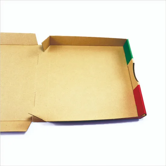 Custom Logo Portable Thick Recycled Corrugated Delivery Baking Pizza Box Takeaway Packaging Pizza Box