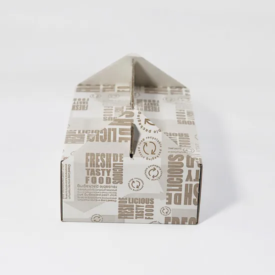 Wholesale Custom Printed All Size Color Kraft Paper Corrugated Food Pizza Box with Logo