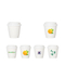 Wholesale Food Grade Eco-Friendly Disposable Custom Juice Storage Packaging Milk Tea Juice Clear Plastic Cold Hot Drink Single Double Wall Corrugated Paper Cup