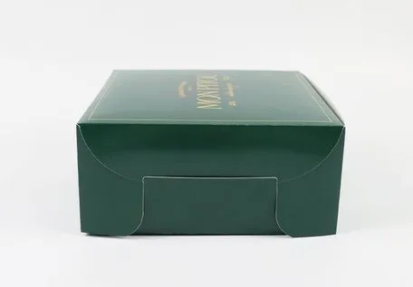 Factory Cheap Custom Printed Logo Size Food Grade Doughnut Snack Takeaway Food Wholesale Disposable Bakery Delivery Packing Macaron Paper Cake Cardboard Box